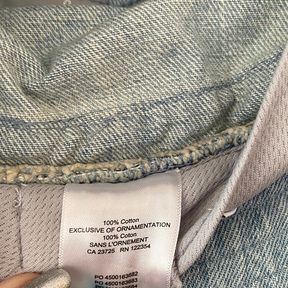 TNA Aritzia Sky Blue Denim Bucket Hat 100% Cotton - Picture 7 of 7